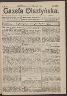 Gazeta Olsztyńska, 1910, nr 41