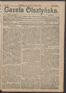 Gazeta Olsztyńska, 1910, nr 42