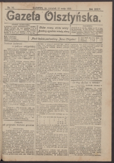 Gazeta Olsztyńska, 1910, nr 56