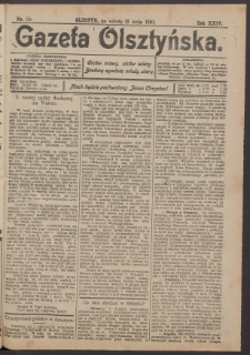 Gazeta Olsztyńska, 1910, nr 59