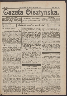 Gazeta Olsztyńska, 1910, nr 60