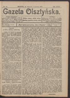 Gazeta Olsztyńska, 1910, nr 64