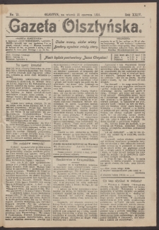Gazeta Olsztyńska, 1910, nr 72
