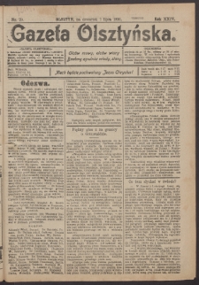Gazeta Olsztyńska, 1910, nr 79