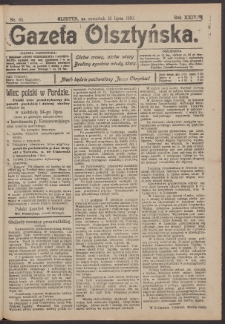 Gazeta Olsztyńska, 1910, nr 85