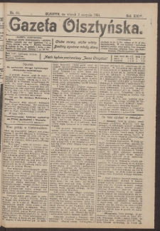 Gazeta Olsztyńska, 1910, nr 90