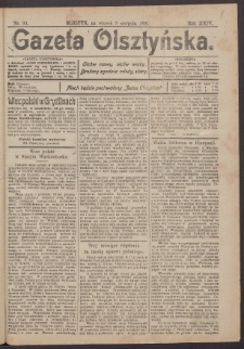 Gazeta Olsztyńska, 1910, nr 93