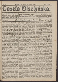 Gazeta Olsztyńska, 1910, nr 96