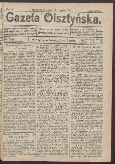 Gazeta Olsztyńska, 1910, nr 101