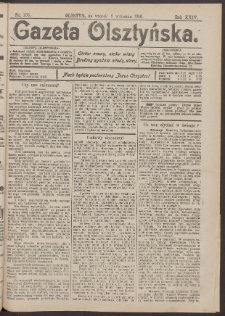 Gazeta Olsztyńska, 1910, nr 105