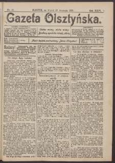 Gazeta Olsztyńska, 1910, nr 111