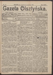 Gazeta Olsztyńska, 1910, nr 112