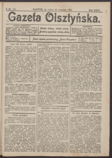 Gazeta Olsztyńska, 1910, nr 113