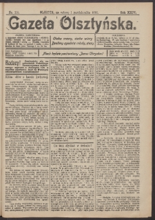Gazeta Olsztyńska, 1910, nr 116
