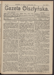Gazeta Olsztyńska, 1910, nr 117