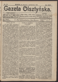 Gazeta Olsztyńska, 1910, nr 118